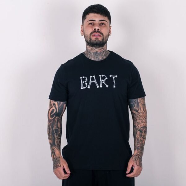 Camiseta anjuss skeleton bart Preto P