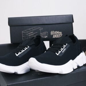 Tênis Anjuss Bold Preto/Branco Padrão 35