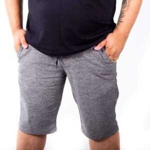 Bermuda Masculina Plus Size Anjuss Dappled Mescla escuro 3G