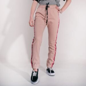 Calça Jogging Juvenil Anjuss Strip Rosa 14