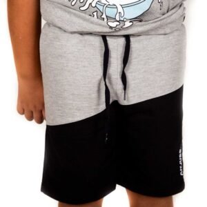 Bermuda Juvenil Anjuss Across Mescla/preto 14