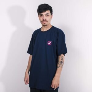 Camiseta Anjuss Globe Azul marinho PP