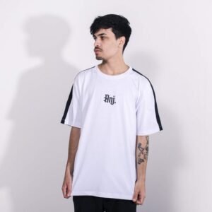 Camiseta Anjuss Black Branco GG