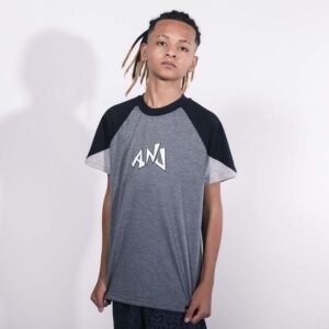 Camiseta Juvenil Anjuss Cave Mescla escuro 10