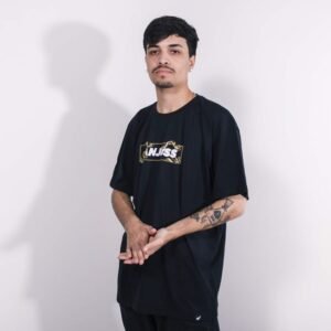 Camiseta Anjuss Snake Preto P