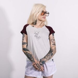 Blusinha Anjuss Roses Bege/bordo P