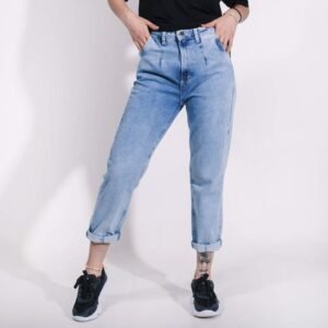 Calça Anjuss Mom Comf Denin Claro 36