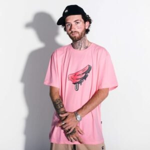 Camiseta anjuss popsicle Rosa chiclete PP