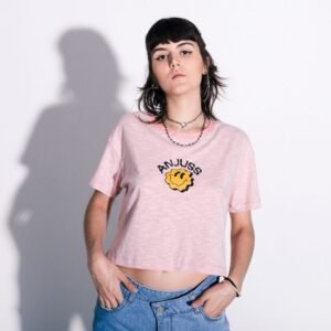 Cropped anjuss mood Vermelho PP