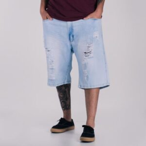 Bermuda plus size anjuss destroyed Delave 50