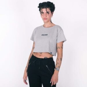 Camiseta cropped anjuss over brand Mescla medio PP