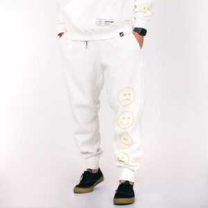 Calça jogging anjuss bad luck Off white P