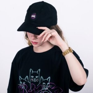 Boné aba curva ANJ - bomb Preto UN