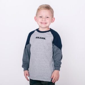 Camiseta kids anjuss hang Marinho/mescla 01