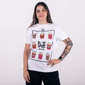 Camiseta anjuss all duff Branco P
