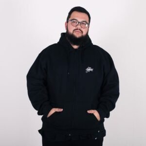 Blusa aberta uni plus size anjuss stroke Preto 3G