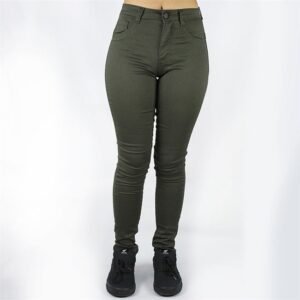Calça Feminina Sarja Anjuss Humps VERDE MILITAR 34