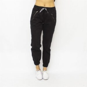 Calça Feminina Sarja Jogging Spininng Anjuss PRETO PP