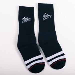 Meia cano alto stroke pto 38 ao 42 Preto UN