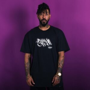 Camiseta uni over anj dream Preto PP