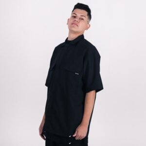 Camisa uni anjuss techno Preto PP