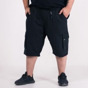 Bermuda plusa size anjuss techno Preto 3G