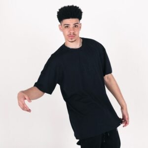 Camiseta over uni anjuss smile world Preto PP