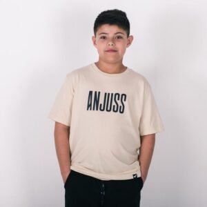 Camiseta juvenil anjuss empire Bege 08