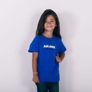 Camiseta kids anjuss hereafter Azul royal 02