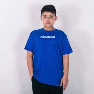 Camiseta juvenil anjuss hereafter Azul royal 08