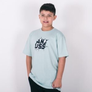 Camiseta juvenil anjuss clouds Vd menta 08