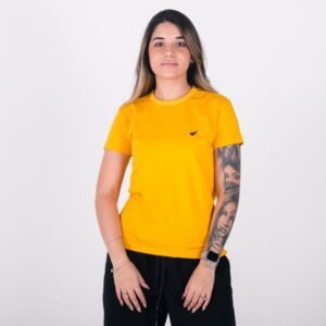 Camiseta anjuss wings Amarelo ouro PP