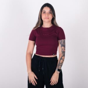 Cropped anjuss self love Bordo P