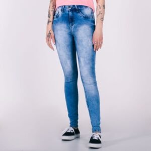 Calça anjuss acid Denim medio 34
