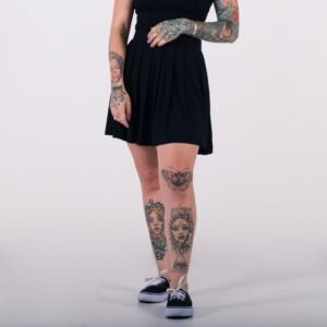 Saia anjuss preppy Preto P