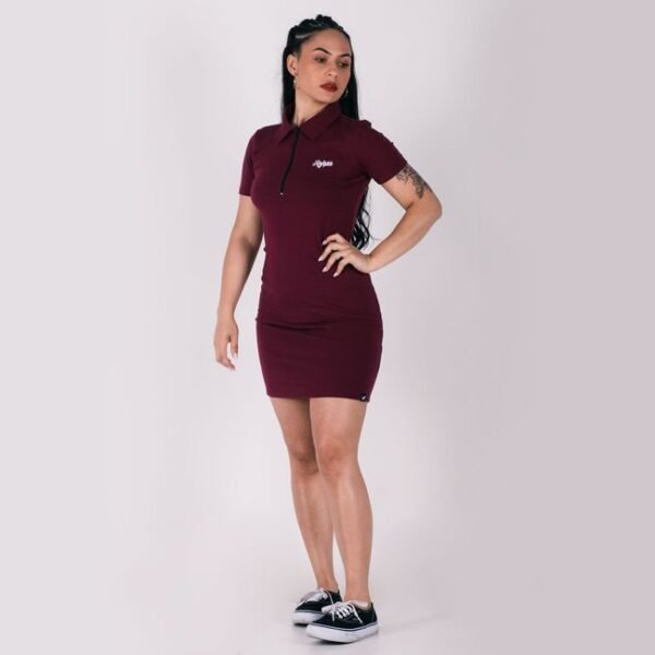 Vestido anjuss sporty Bordo P