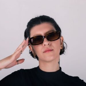 Oculos anjuss pied - marrom Padrão UN