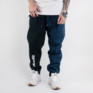 Calça de Moletom Anjuss Twice Preto/Marinho PP