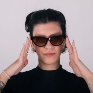 Óculos anjuss cat eve - marrom Padrão UN