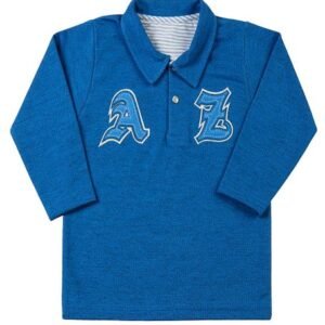 Blusa Infantil Malhão Minichevron AZ - Azul 2