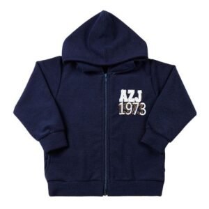 Casaco Infantil Malha Sarja Lop AZJ 1973 - Marinho 1