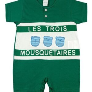 Macacão Bebê Meia Malha Les Trois Mousquetaires - Verde M