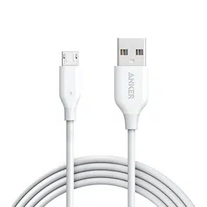 Cabo Anker Powerline Micro USB Android | 1,8 metros Branco