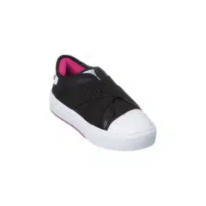 Tênis Infantil Feminino Ortopé Alive Teen Com Elástico Preto E Pink
