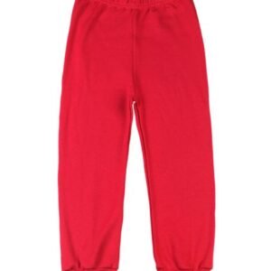 Calça Bebê de Suedine Sem Pezinho - Vermelho 5