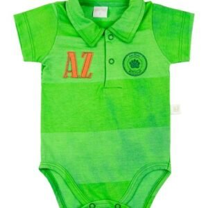 Body Bebê Malha Rapport Spot Plash Scoutcamp - Verde P